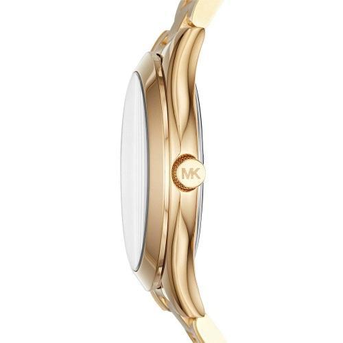 Michael Kors Ladies Slim Runway Gold Watch - MK3512 - Image 2